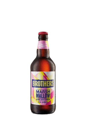Brothers Marshmallow flavour cider alc. 4% vol. 0,5L kl.pdl