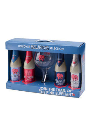 Delirium kinkekomplekt 4x0,33L + Klaas